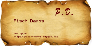 Pisch Damos névjegykártya